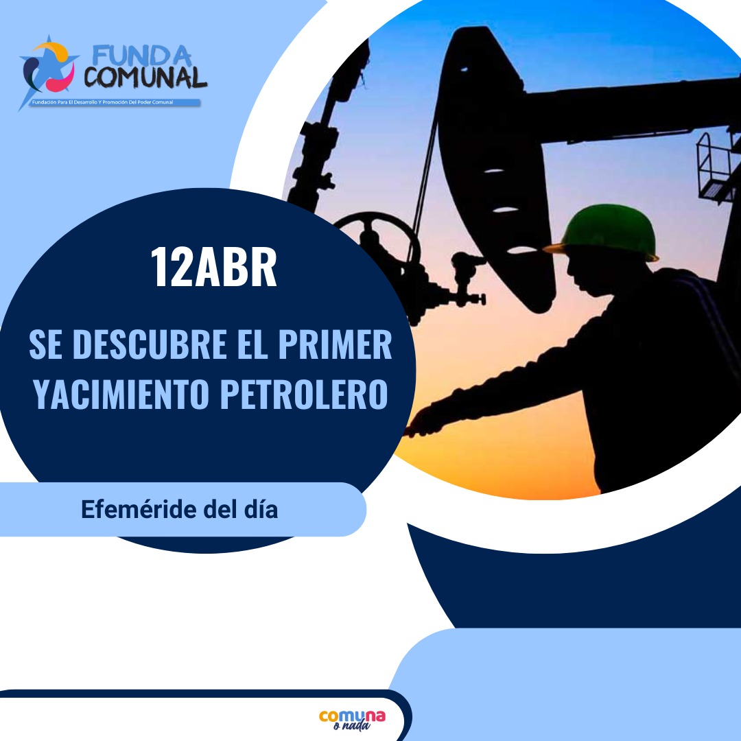 #Efeméride ¡Hoy celebramos un hito histórico para Venezuela! Hace 149 años, se descubrió el primer yacimiento de petróleo crudo en La Hacienda La Alquitrana, cerca de Rubio, estado Táchira. Este descubrimiento marcó el inicio de una industria que ha sido vital para nuestro país.