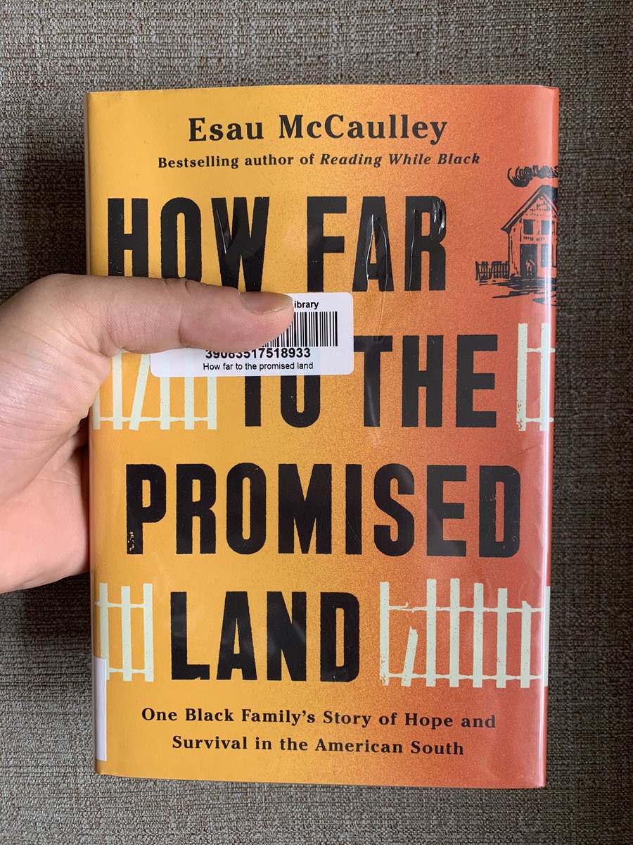 Echoing @LisaVFields recommendation to buy @esaumccaulley fantastic new book reflecting on his childhood & life experiences as a Black Christian American who has overcome family dysfunction, pain & hopelessness to find redemption, which I reviewed for @BooksinFive below! 1/5