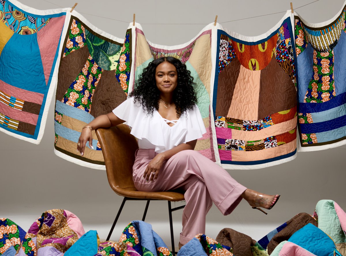 I love to express my creativity in many ways, but I bet you didn't know that I can sew! This #BlackMaternalHealthWeek I'm launching Baby Yams, a limited series of baby quilts that I can't wait for you to see! Visit baby-yams.com & join the #BabyYamsFam! 🤎