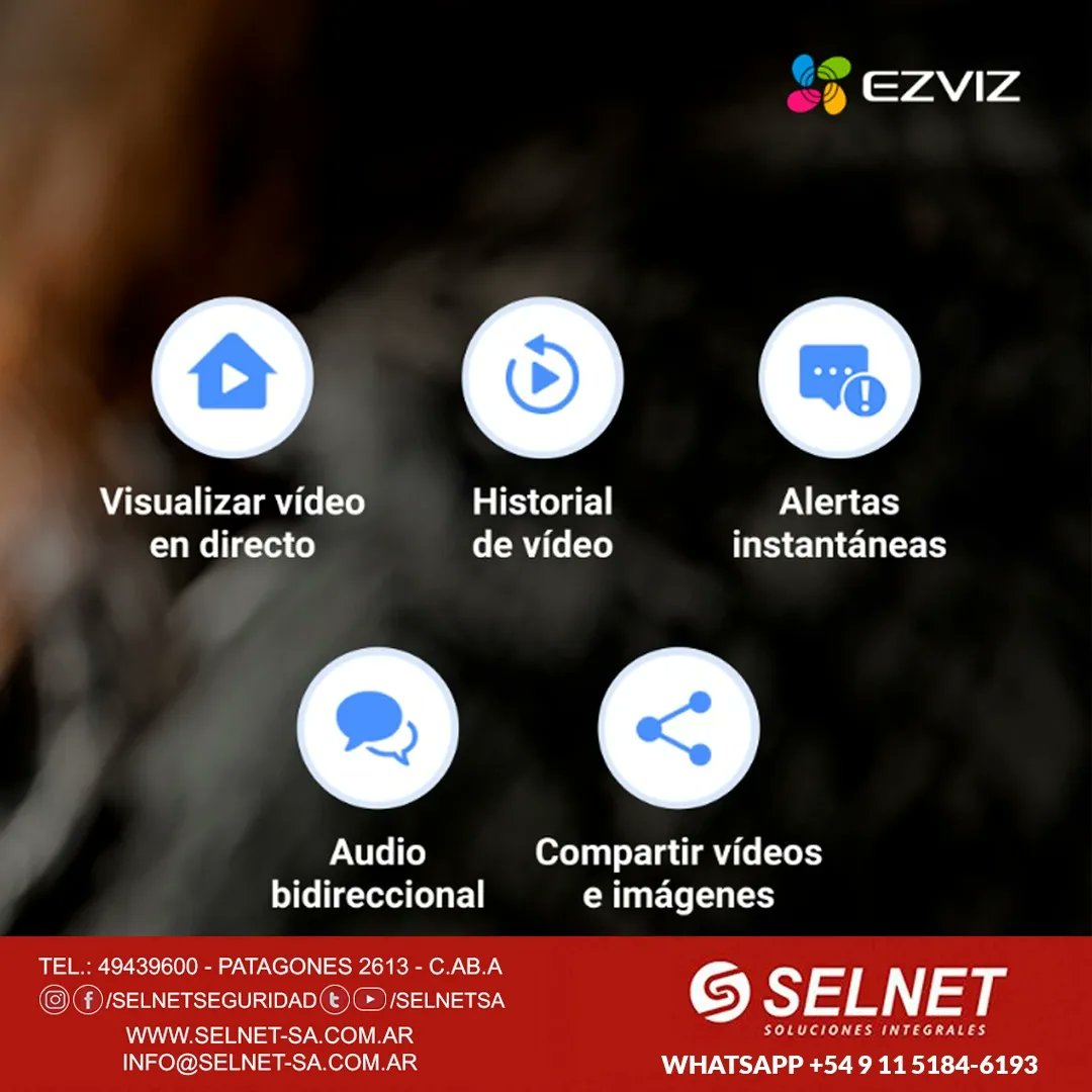 SELNETSA's tweet image. 👉¿Ya conocés la App de EZVIZ? 
🔺Descárgala ya en tu App Store o Google Play🔺

#selnet #ezviz #appezviz