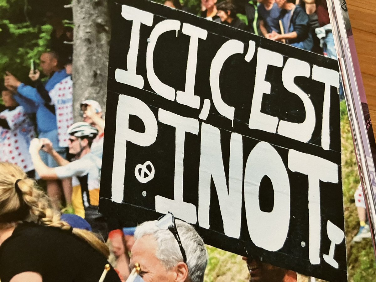 On kiffait ses chroniques (celle après le Virage Pinot 🥹😮‍💨) on a kiffé son livre.

Les Seigneurs de la Route de <a href="/PierreAmmiche/">Pierre Ammiche</a> avec du Thibaut Pinot dedans. C’est bien écrit et ça se lit sans faim. 🫶🏻