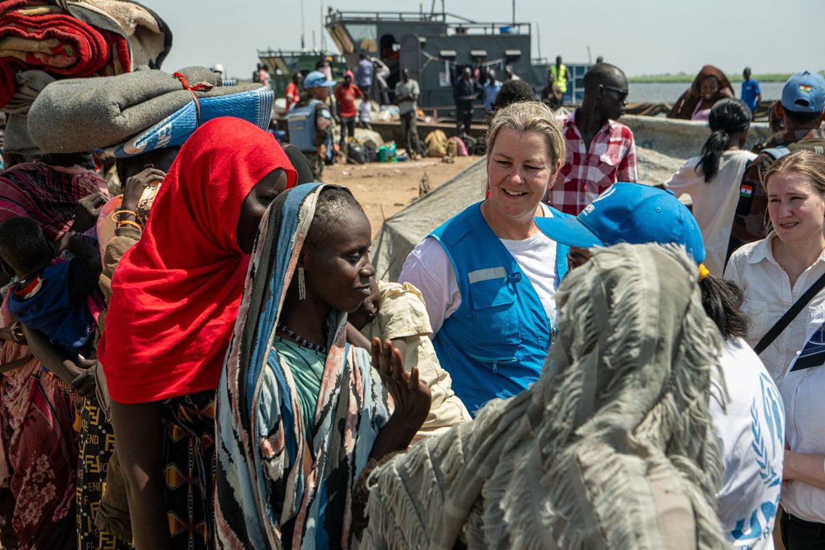 Today in Renk, South Sudan was a special one - seeing our hardworking interagency team in action to support people of South Sudan & govt to help respond to needs of 635,000+ people. Recognizing host community who have embraced new arrivals. Thanks to donors for all the support!