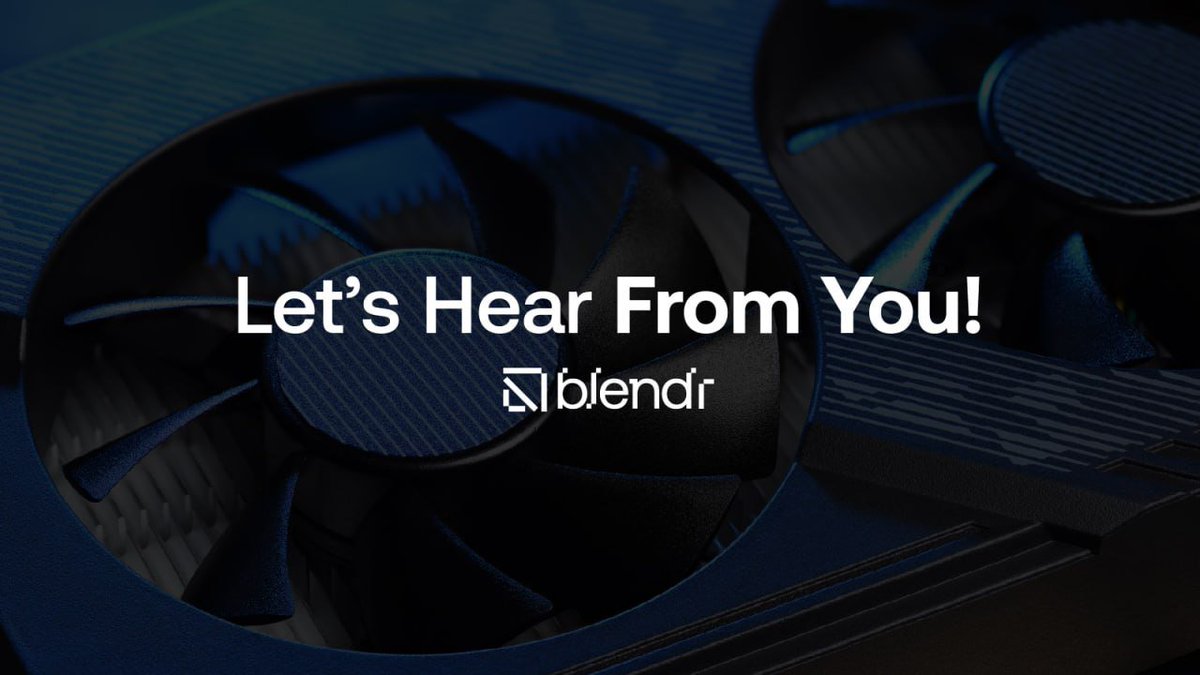 What's Next in Tech with Blendr 🚀

As we gear up for the official launch, we're excited about the endless possibilities our decentralized GPU network will unlock.

What ground-breaking project are you planning to embark on with Blendr's technology? 

Whether it's pioneering AI