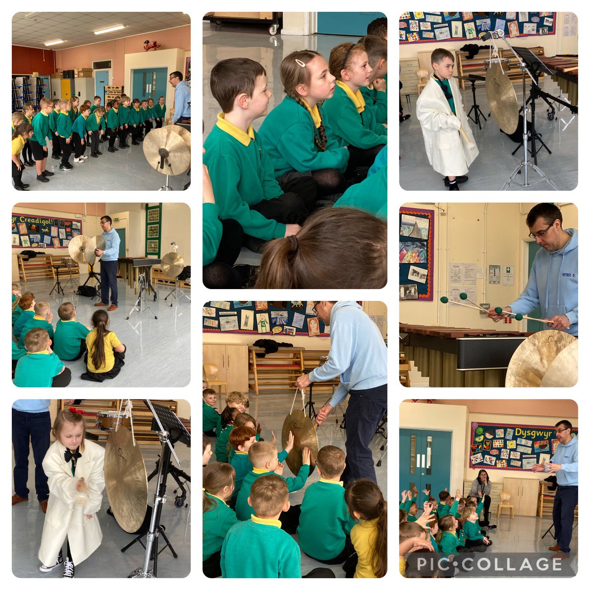 Sesiynau offerynau taro gwych! Fantastic percussion instruments sessions! Diolch yn fawr@stick2perc <a href="/YsgolPenyPil/">Ysgol Pen y Pîl</a>