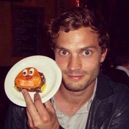 Day 12 • Jamie with food 🍽️ - - #JamieDornan #30DaysOfJamieDornan