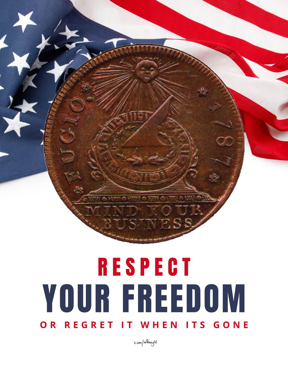 I vibe so hard with the first official one cent coin of the USA The front: “We are one” The back: “Mind your business”