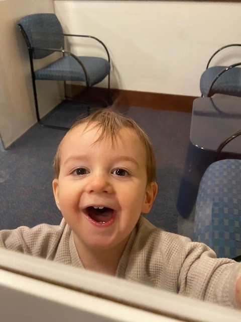 This is why I'm running the @bostonmarathon for @BostonChildrens on Monday - this is what exceptional medical care can do! If you want to help kids just like Logan thrive, you can donate here: secure.childrenshospital.org/site/TR/Active…