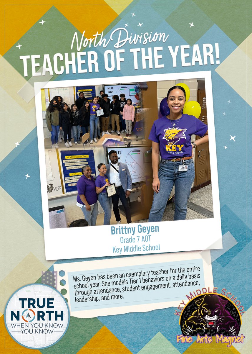 Congratulations 🎉to the North Division's Teachers of the Year. 🍎Their unwavering commitment to excellence in education shines brightly as they continue to inspire and empower students. #hisdtruenorth @HoustonISD @TeamHISD #HISD #teamhisd @KeyMS_Cougars @HighlandHtsES