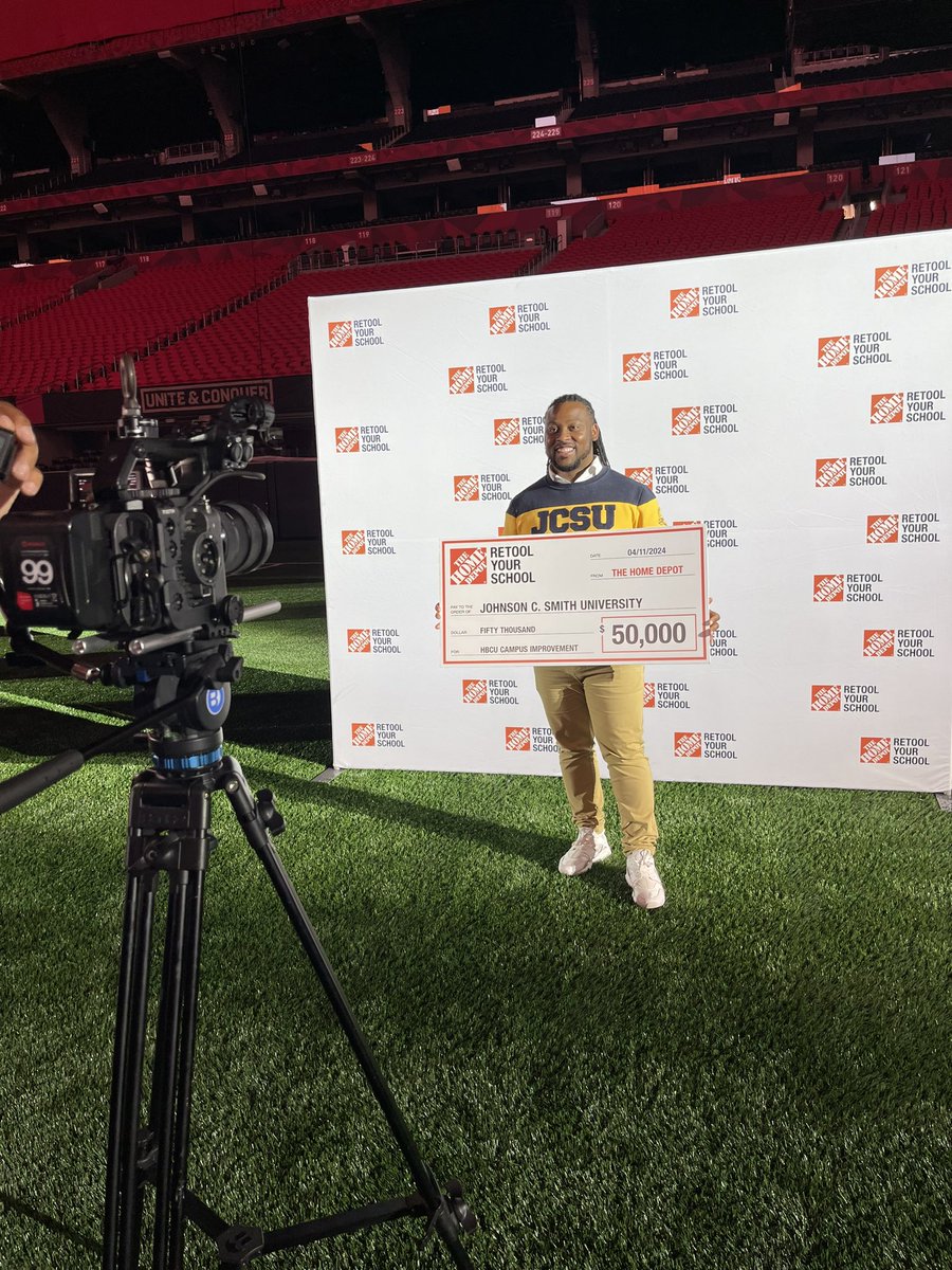 JCSUniversity's tweet photo. JCSU We DID IT! 3 Peat Home Depot Retool Your School winners of $50,000. Thank you again to EVERYONE who supported our efforts to finish in the Top 10 for Cluster 3. Stay tuned for more updates on the campus improvement project and we look forward to making it a 4 Peat next year! https://t.co/SzT854etry