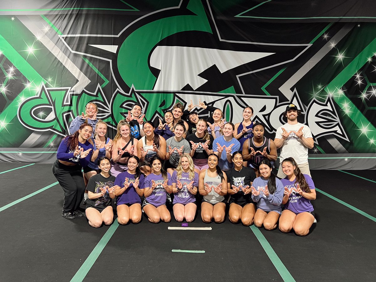 Sending good luck wishes to ✨Kenrod’s✨, and current Nfinity member @allysekay ‘s alma mater @weberstate as they get ready to perform at the bandshell! Weber State, Weber State, Great, Great, Great! 💜🩶🤍
•
•
•
#CheerForceFamILY🤟🏼 #OneNationUnderGreen #4Kenrod #Nfinifam