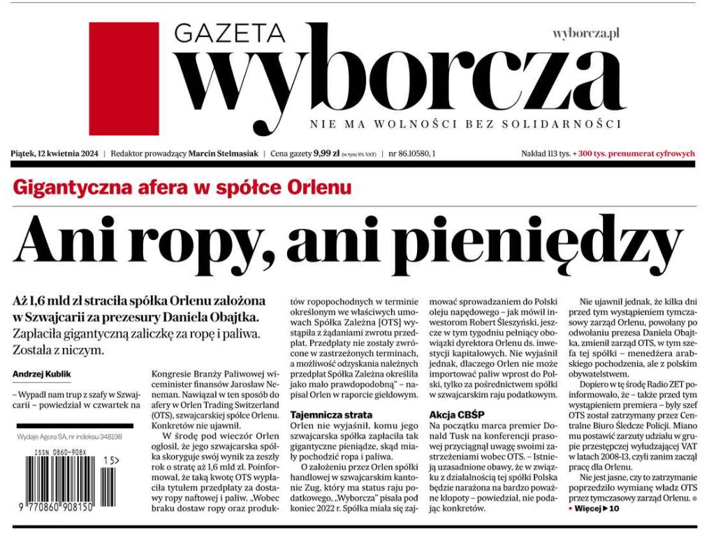 - My mamy w Polsce takiego niezwykłego człowieka. Nazywa się @DanielObajtek . Dokonywał cudów! Orlen stał się firmą niebywale dynamicznego rozwoju. Właściwie wszystko wzrosło w ciągu ostatnich lat. Jest nie tylko człowiekiem gospodarczego sukcesu, ale też człowiekiem misji.…