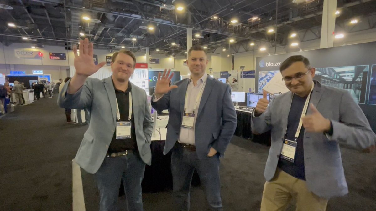 blaizeinc's tweet image. Today marks the final day of this remarkable @ISCEvents #ISCwest, so make the most of every opportunity and swing by the @blaizeinc booth (32075 #EmergingTech pavilion) to discover our innovative #AI HW / SW solutions shaping the future on the ultimate platform. #Edge #LasVegas
