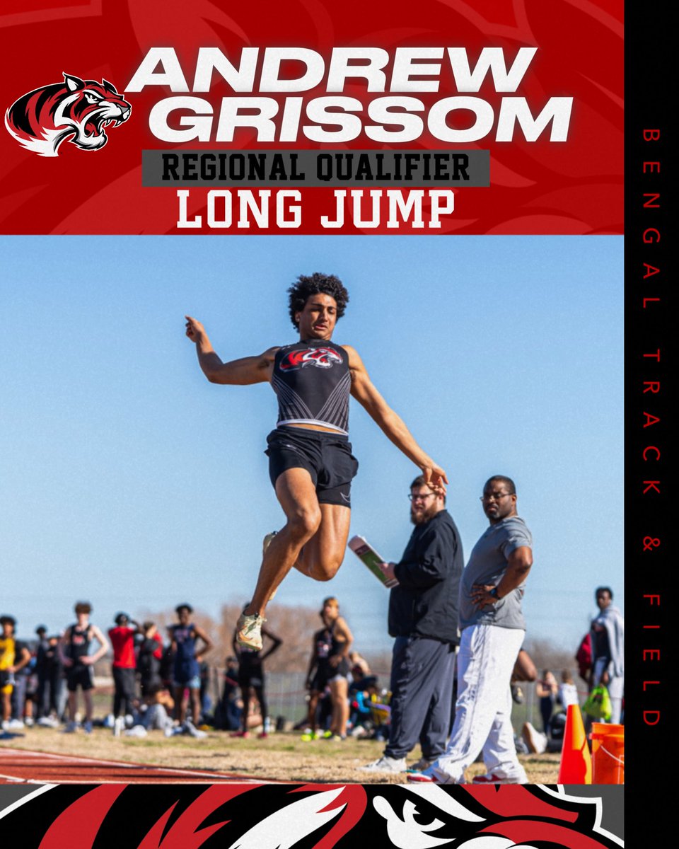𝐑𝐞𝐠𝐢𝐨𝐧𝐚𝐥 𝐐𝐮𝐚𝐥𝐢𝐟𝐞𝐫! Andrew Grissom Long Jump #BengalJumps 🐅
