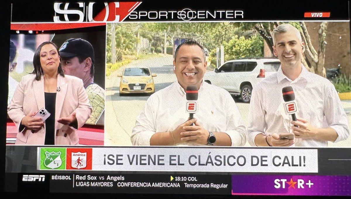 Día de clásico Vallecaucano en <a href="/SC_ESPN/">SportsCenter</a> con <a href="/julisalazarmeza/">Juliana Salazar Meza</a> y <a href="/IMsancarlos/">CARLOS SANTOFIMIO</a> ✌🏼