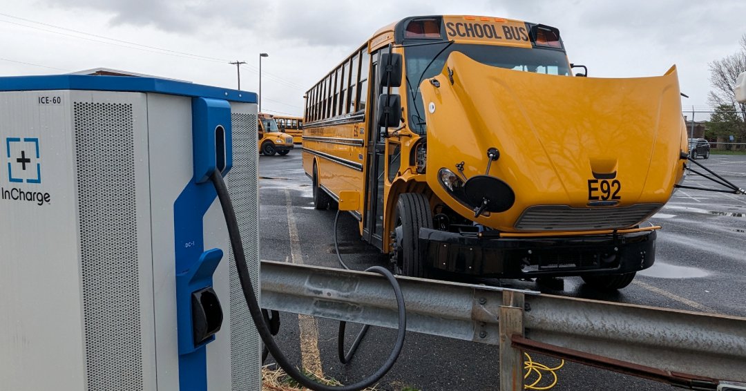 The Bethlehem Area School District made history today as it unveiled two new electric buses, solidifying its position as a leader in clean energy transportation among Pennsylvania school districts.    

(1/2) #ElectricSchoolBus #ElectricBus