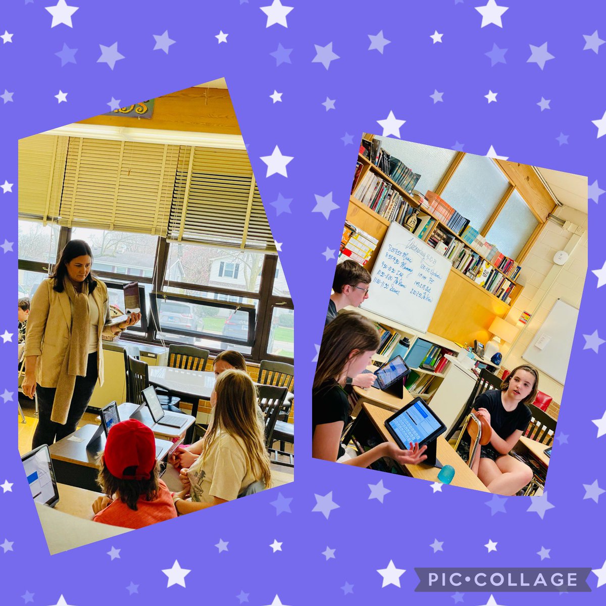 Mrs. Chick led her 6th graders in a conversation about the importance of being an “Upstander” in connection with their Social Studies lesson. 🙌 #dg58pride #fa58share