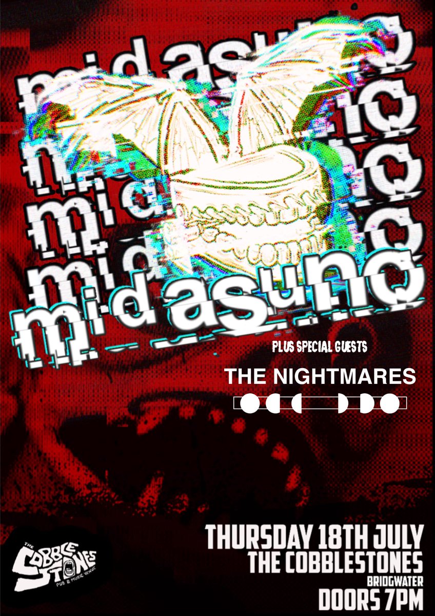 Midasuno (@curseofmidasuno) on Twitter photo Ecstatic to announce that our friends <a href="/THENIGHTMARESUK/">THE NIGHTMARES</a> will be coming along for the ride in Bridgwater, alongside some other very special guests. We'll see you soon. X Ecstatic to announce that our friends <a href="/THENIGHTMARESUK/">THE NIGHTMARES</a> will be coming along for the ride in Bridgwater, alongside some other very special guests. We'll see you soon. X