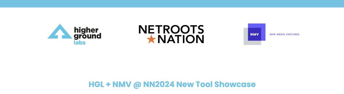 Submit your political tech tool for the New Tools Showcase at @Netroots_Nation in Baltimore this July. We’re partnering with @newmediaventure to introduce innovative tools to the political tech community. Submission Deadline: April 16 at 8:00 PM EST. Learn more. ⬇️