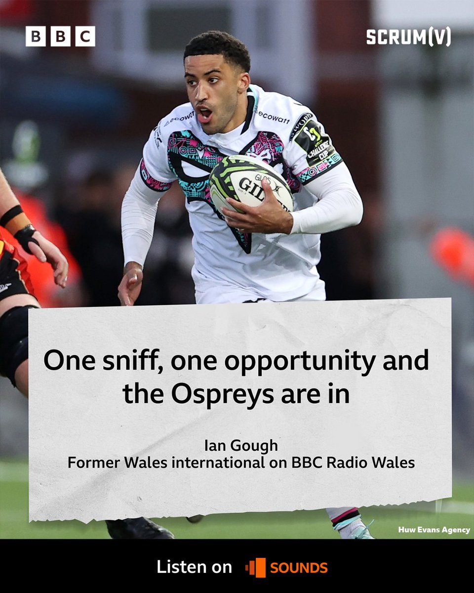 It's the Ospreys who get the first try at Kingsholm! Keelan Giles 🏉 Gloucester 6-7 Ospreys Listen to commentary on @BBCRadioWales, @BBCSounds and @BBCSport website and app 📲 Live coverage on @S4C📺 #BBCRugby