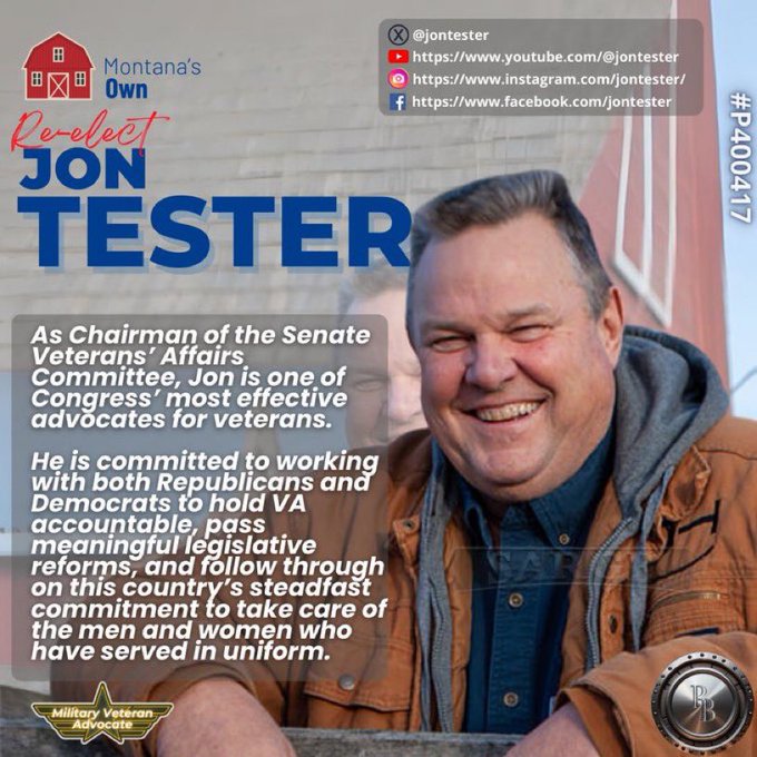 Montana, it's time to reelect one of the most effective senators. Jon Tester is a native of Montana and knows what's important to his constituents. Vote for @jontester #DemVoice1 #ProudBlue #wtpGOTV24 #DemsUnited #Allied4Dems #AlliedForDems