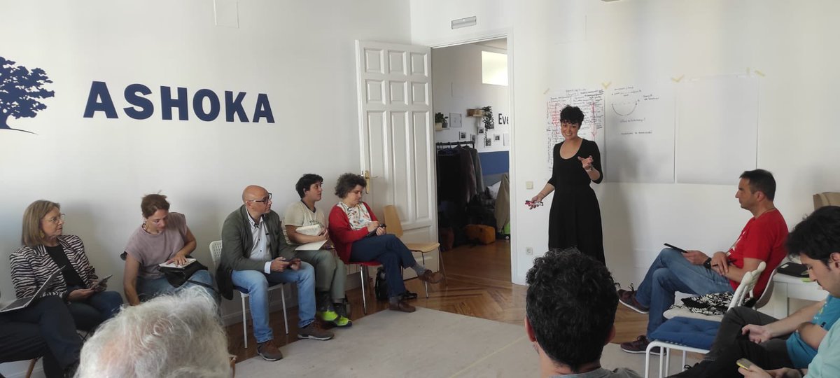 escolasadako's tweet image. Avui hem estat a Madrid debatent sobre educació transformadora, dissenyant estratègies que promoguin que el nostre alumnat aprengui a ser agent de canvi i a desenvolupar una actitud transformadora. #ChangemakerEd @AshokaSpain