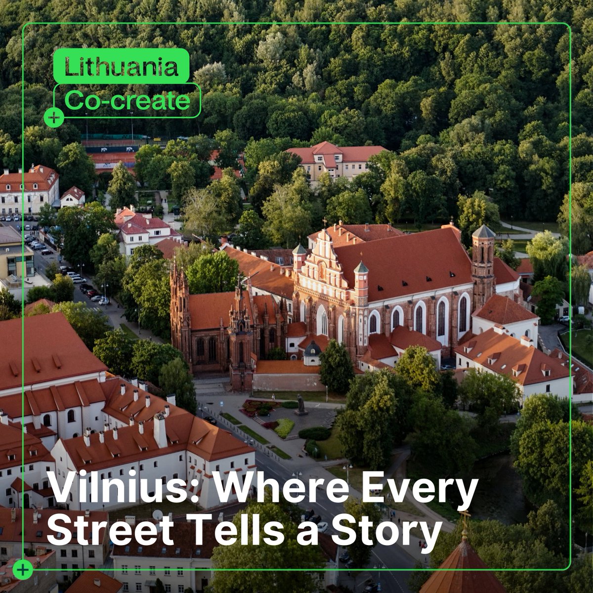 Discover #Vilnius: a capital where modern skyscrapers meet abundant greenery, often making visitors wonder - is it a city in a forest or a forest in a city? Embark on a journey to explore the city's charm and hidden wonder!