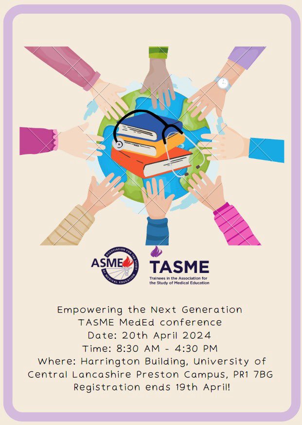 I heard you asking about the <a href="/tasme_uk/">TASME UK</a> conference and you’re looking to meet like minded people interested in medical education, hear some inspiring keynotes and join workshops to think about how we can empower the next generation? - look no more! Link: shorturl.at/lpJWY