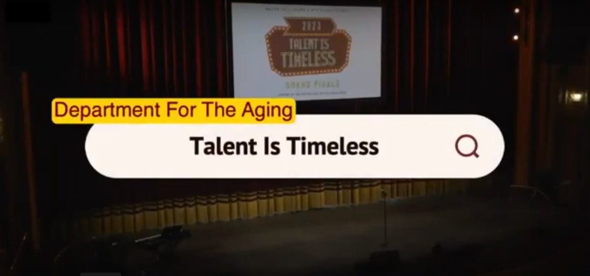 NYC Aging is looking for residents to compete in ⭐Talent is Timeless 2024! ⭐ Check out the new video, and call Aging Connect at 212-AGING-NYC (212-244-6469) to find out where to sign up. on.nyc.gov/43ZA2T6 #NYCAging #Talent #Fun