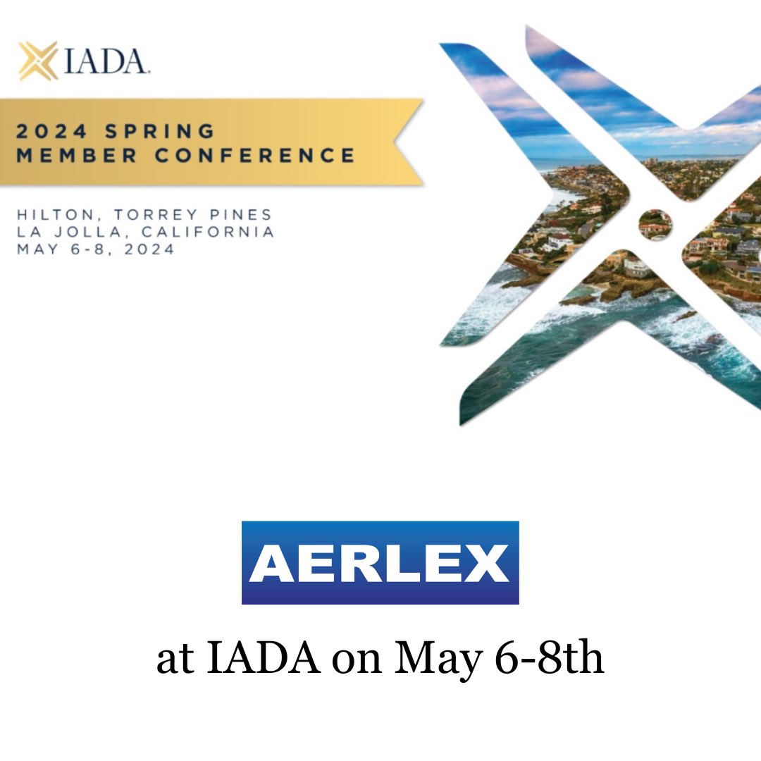 Come find us and say hello at #IADA on May 6th-8th 🛩️ #Aerlex ⚖️ Article here: aerlex.com/iada2024/ ✈️ #privatejet