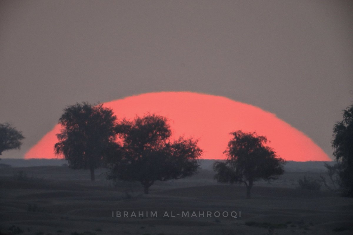 لحظه غروب آخر شمس بشهر رمضان المبارك ١٤٤٥هـ