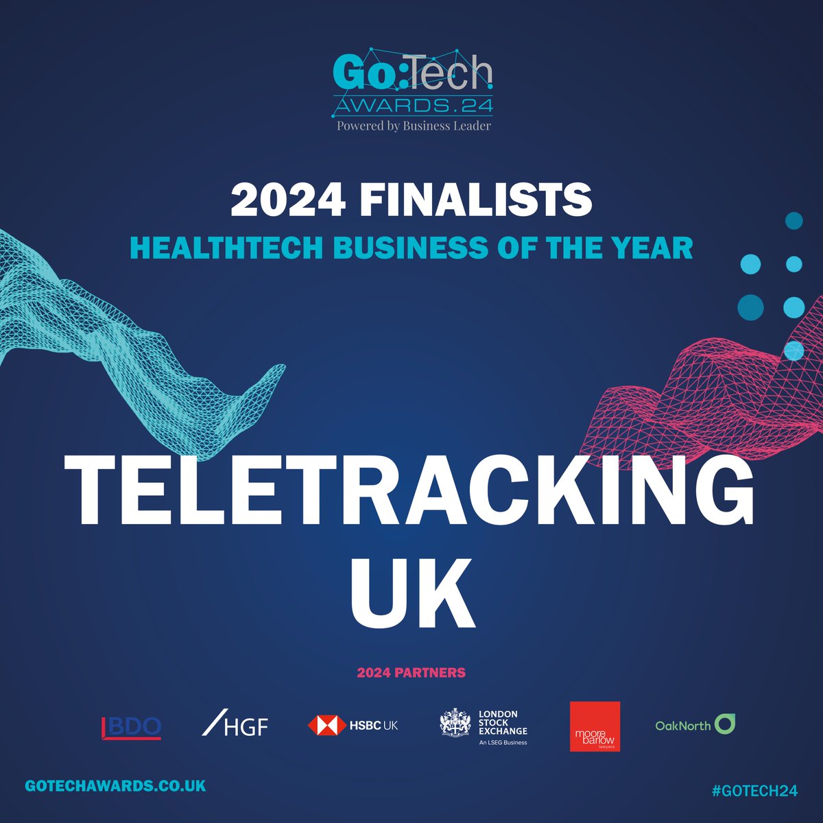The #GoTechawards aim to celebrate the UK's technology pioneers and innovators. We're honored to be shortlisted and eagerly await the announcement of the winners on June 20. #innovation #awards #technology