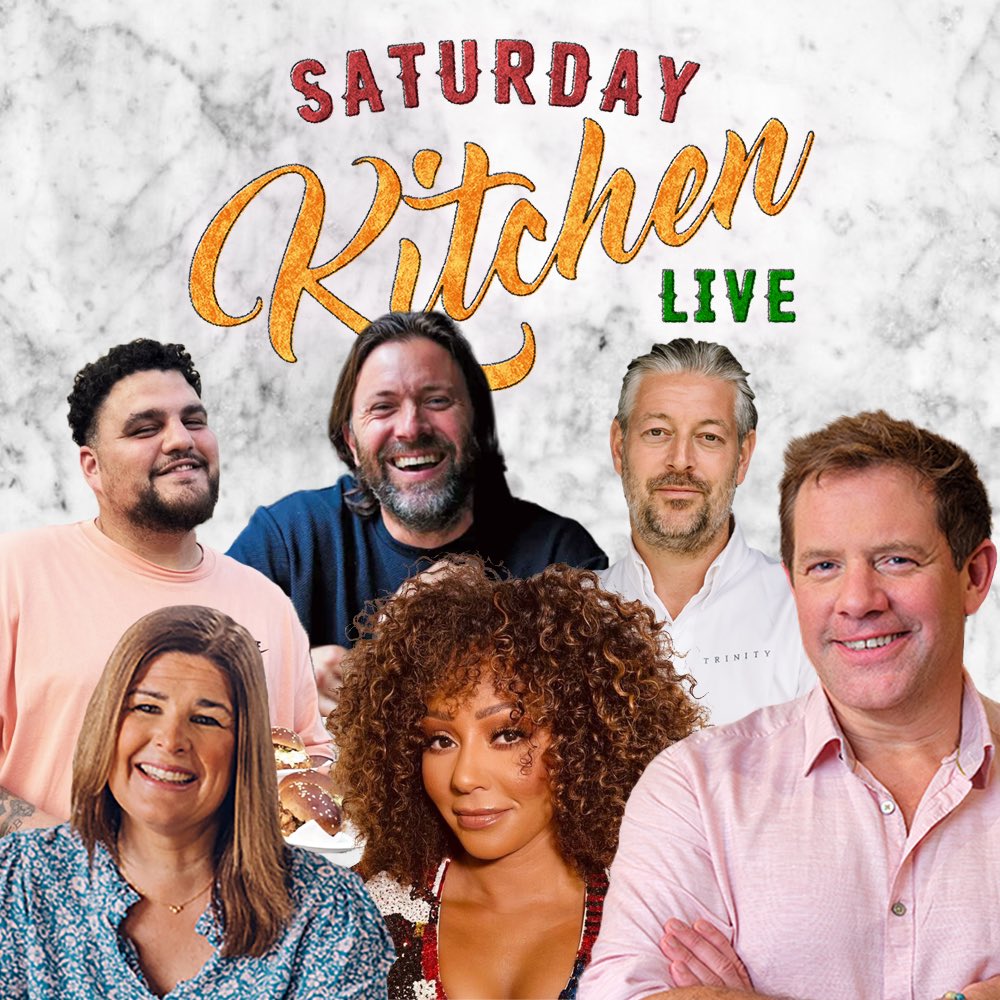 We’re set to SPICE UP YOUR LIFE with @OfficialMelB on #SaturdayKitchen!🤩 Join us live on @BBCOne at 10 for a fabulous feast of food & drink from @matt_tebbutt, @NiklasEkstedt, #HasanSemay, @knackeredmutha & @Adambyatt! It’s going to be fun, you won’t WANNABE anywhere else!😅