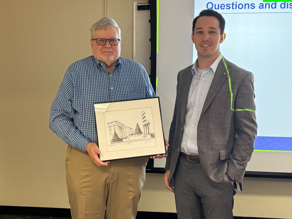This week we had the honor of hosting Dr. Frank Rockhold, Distinguished VCU Biostatistics alumnus. This was an incredible opportunity for our faculty and students and they were truly inspired by his insight and knowledge. Thank you, Dr. Rockhold, and welcome home to VCU.