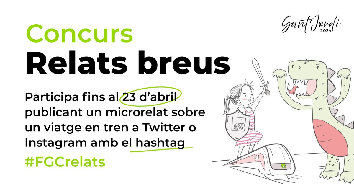 🗣️ Vols guanyar premis increïbles? 📝 Escriu un relat de 280 caràcters sobre el fet de viatjar amb l'etiqueta #FGCrelats i participa en la XII edició del concurs ''Un viatge d'històries'', organitzat amb @ee_escriptura. ℹ️ Consulta les bases a 👉 fgc.cat/wp-content/upl…. #FGC