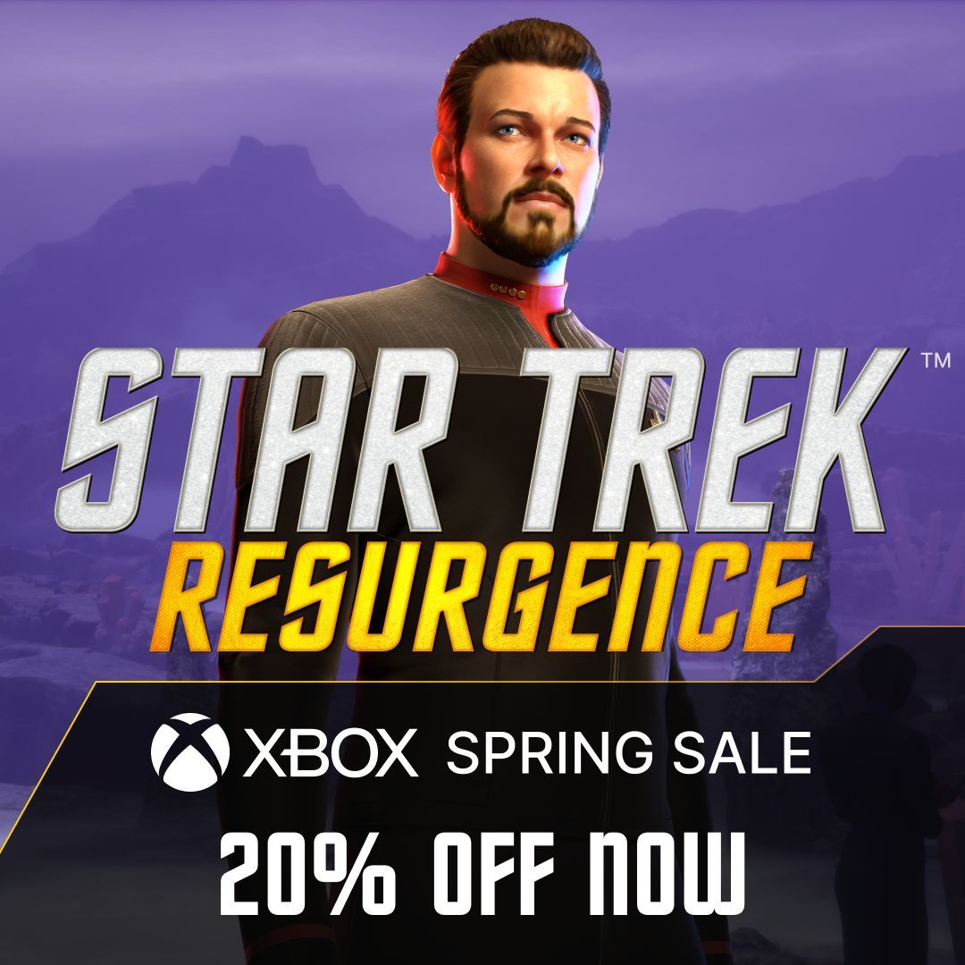 Riker beams back to Delphi Ardu IV (in this pic at least)! Seen TNG's 'The Last Outpost'?Jonathan Frakes talks about it in our upcoming interview. Want to play NOW? #XboxSpringSale ends soon! Steam launch: May 23rd. #Wishlist for updates! ➡️buff.ly/49IBlak