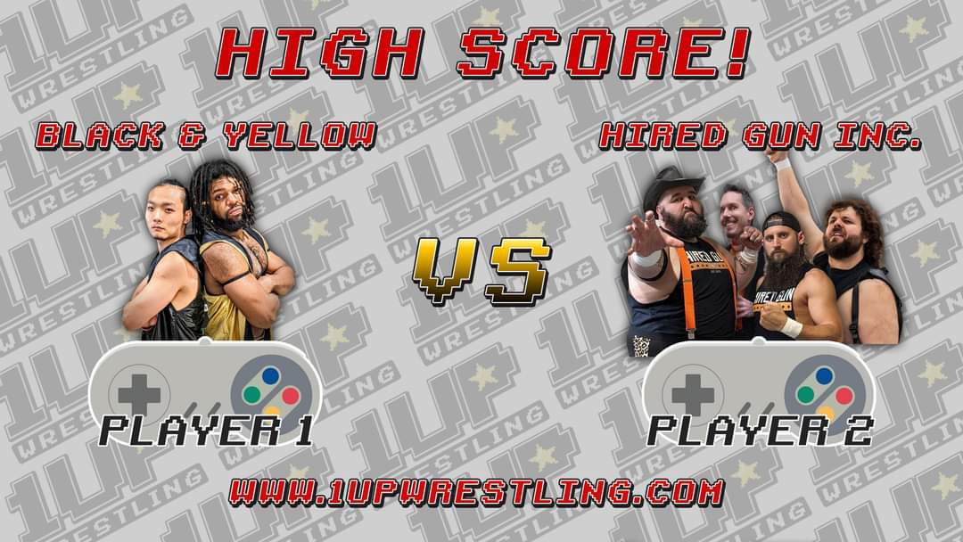 After a wild brawl at PRESS START, will Black & Yellow get their revenge on Hired Gun Inc? Or will the returning @superSTRONG_D prove to be a cheat code?