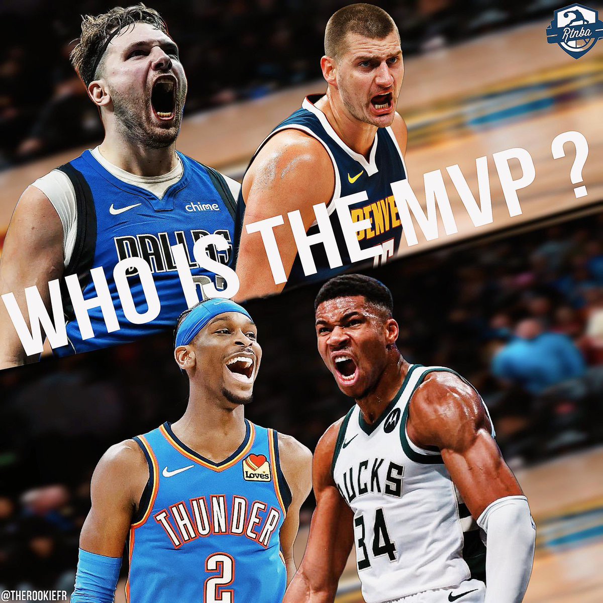 Kia NBA Final MVP Ladder for the 2023-24 season: 1. Nikola Jokic 2. Shai Gilgeous-Alexander 3. Luka Doncic 4. Giannis Antetokounmpo Who’s your MVP? 👀