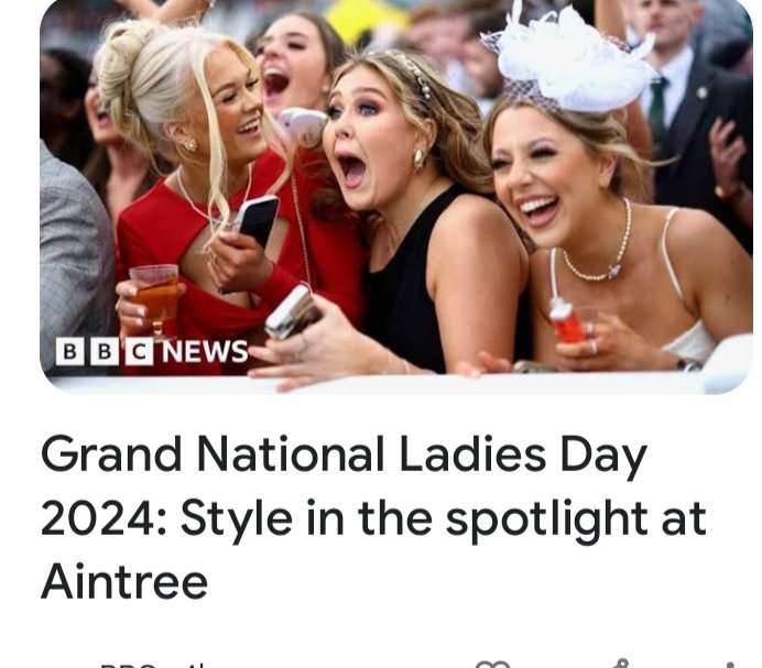 'Ladies', the BBC news is a comedy show...
