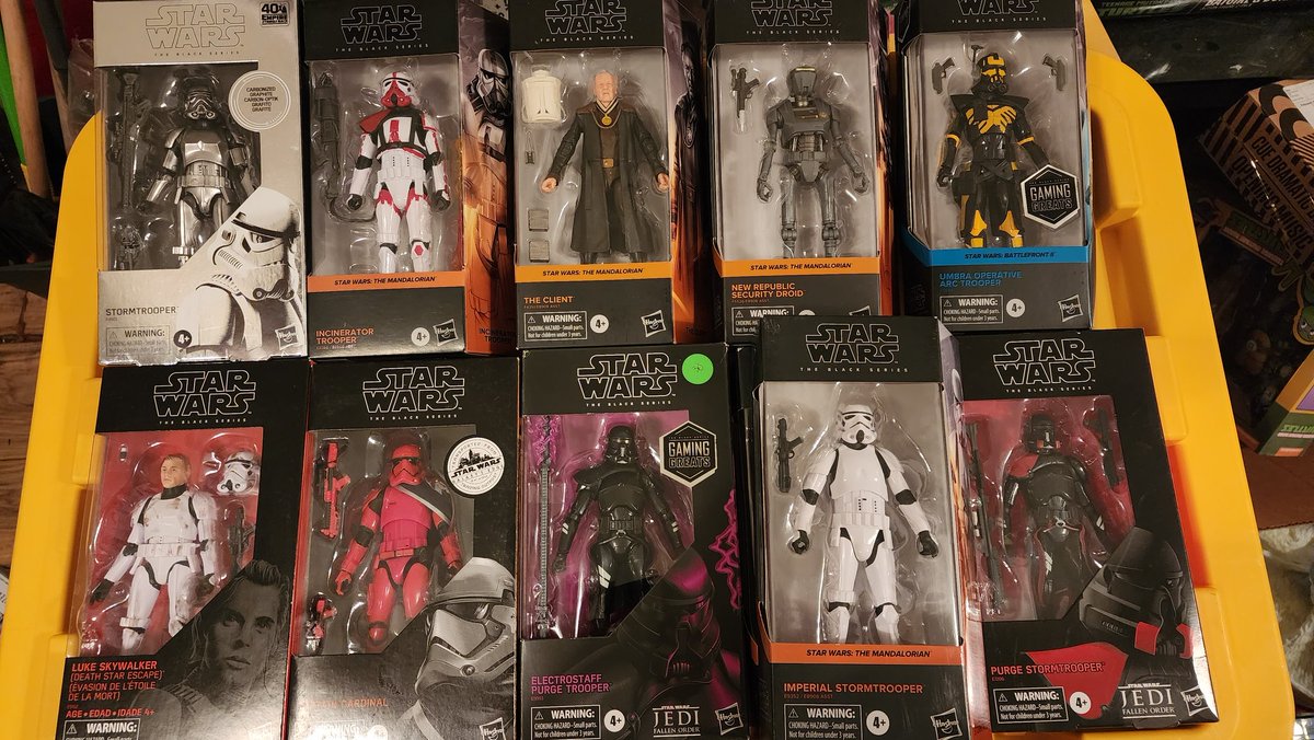 Sales thread. Spring cleaning in effect. Start off with some #StarWars Any 4 for $55 plus ship. Dm me pp ff ready
#CHC #CollectorsHelpingCollectors