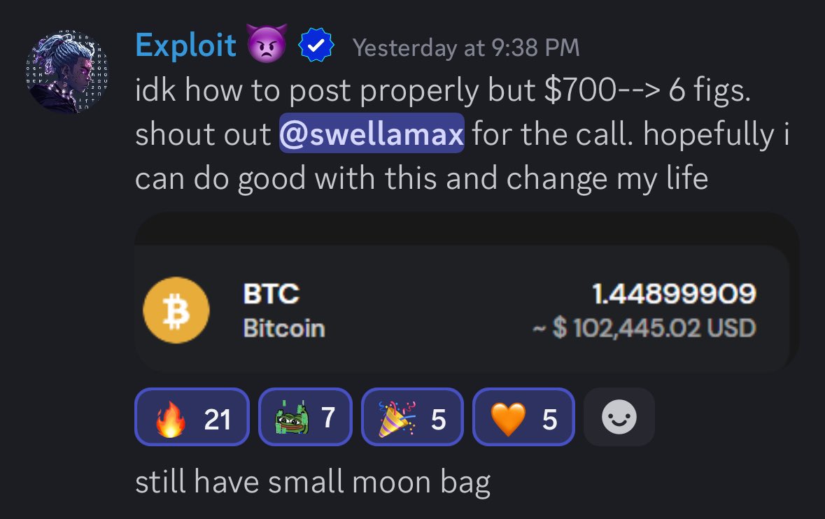 Turning $700 > $102,000 👨‍🍳 One of my friends @xLonelynft (a long time Kanto member) has been grinding his ass off for 2 years in Web3 Recently he put in $700 into $PUPS at 0.04 and the rest is history Cant begin to explain how happy I am for my dawg Lesson in never giving up