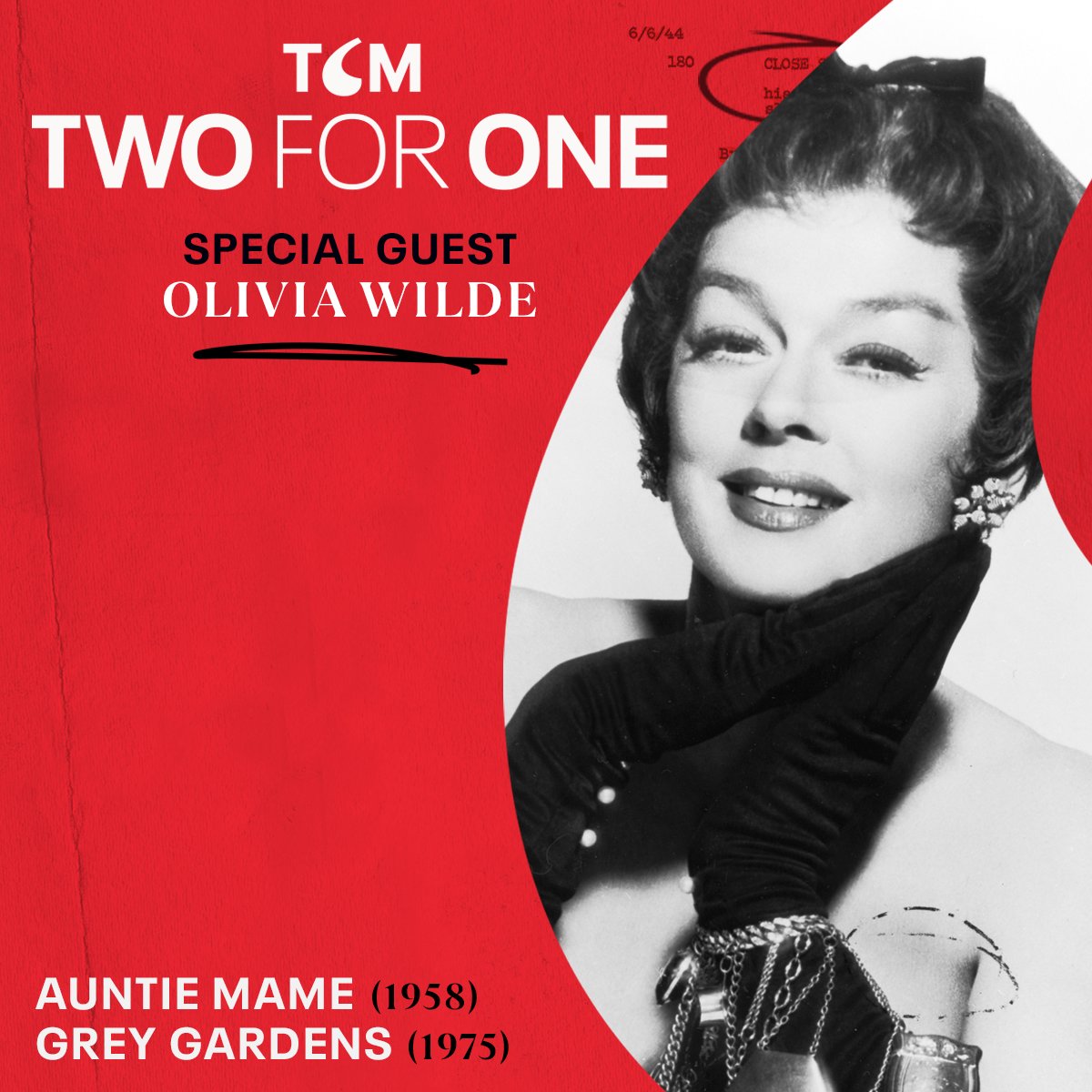 Join us tomorrow night with special guest, actress & filmmaker @oliviawilde as she introduces her selections for our new limited series: Two for One. See the full conversation with @BenMank77 at 8pm ET. Learn more about our series & lineup here: bit.ly/4atr2aR