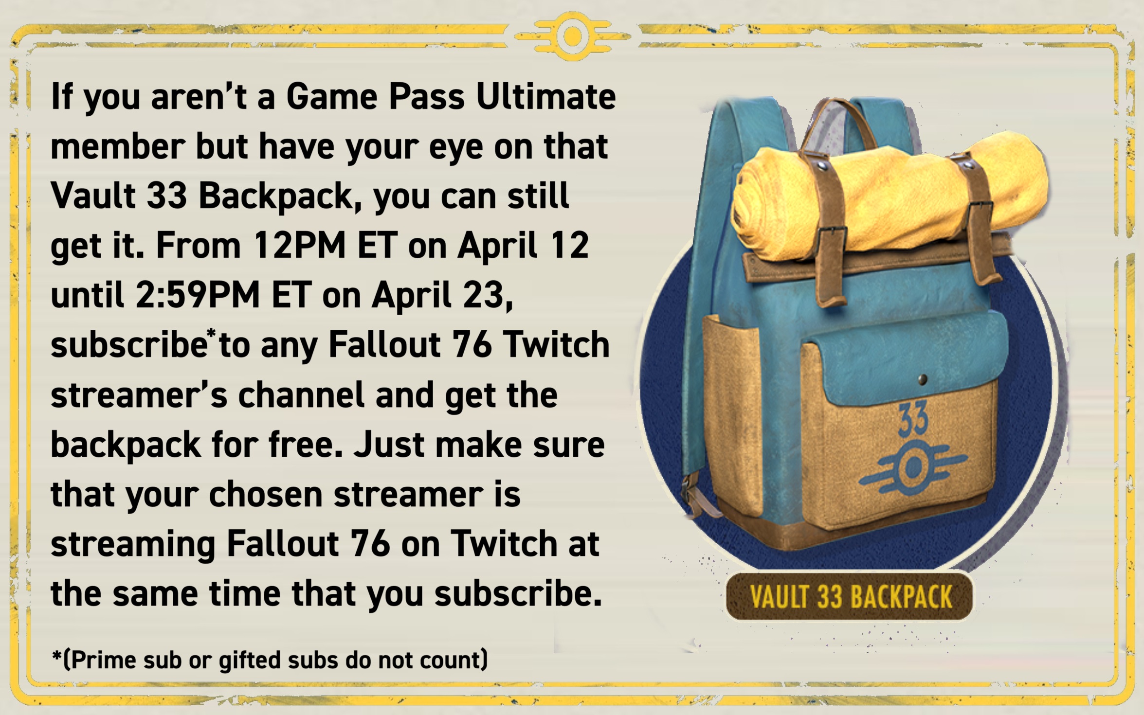 ☣☢SpudGunRich☢☣ on X: “#𝗙𝗮𝗹𝗹𝗼𝘂𝘁𝟳𝟲 #FO76 #Fallout 