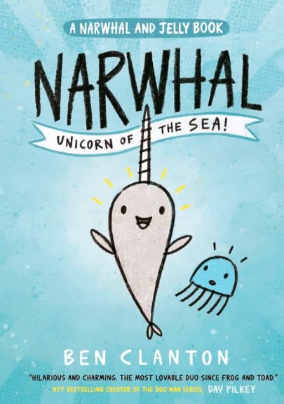 Just read ‘Narwhal Unicorn of the Sea!’ for the first time with our 6 year old. What a wholesome early graphic novel 🥰! Lovely character pair & really made us chuckle. Will need to get hold of the others in the series now…