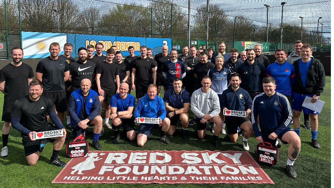 👮‘Ello ‘Ello ‘Ello…It’s the Durham Police interstation annual football tourno raising vital funds for Red Sky Foundation and we’re here to cheer on the lads & lasses to find out which team will get the glory and who’ll pick up the Red Sky Player of Tournament! @DurhamPolice