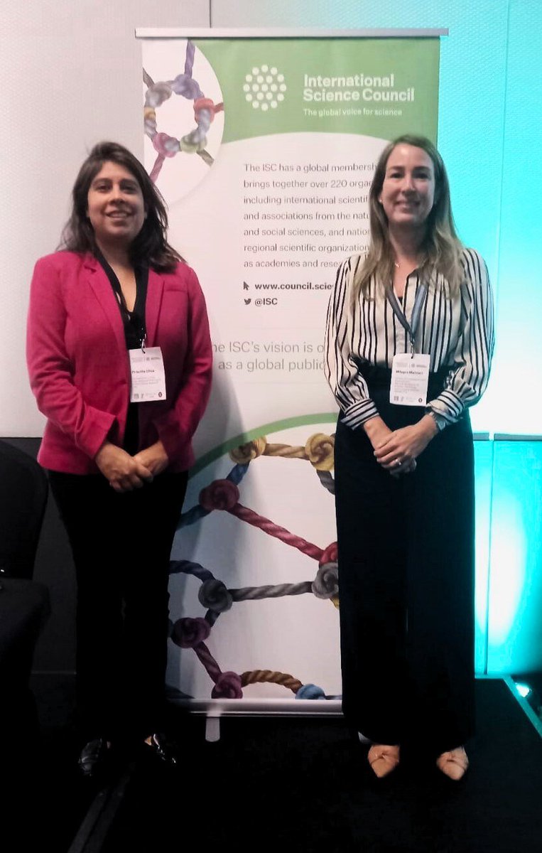 📢Good news! Priscila Ulloa, Chile Focal Point 🇨🇱 and Milagro Mainieri, @senacyt, Panama Focal Point 🇵🇦 of the @IAI_news were present at the @ISC meeting in Chile: Global Knowledge Dialogue for Latin America and the Caribbean. 🌎 🔗council.science/actionplan/glo…
