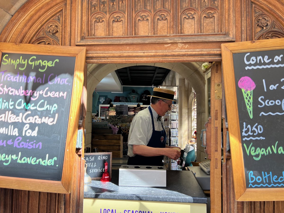 Reasons I really wanted to visit Cambridge to see : 1. The Corpus Clock 2. Mathematical bridge and the ice cream shop owner told us about Tata Ji study here and named a few other Indians too