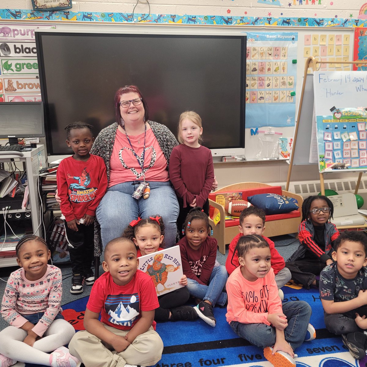 Happy Media Specialist Week to our Media Specialist Mrs
 Speakman.You never forget to come share new book adventures with Pre-K and we love and appreciate you!