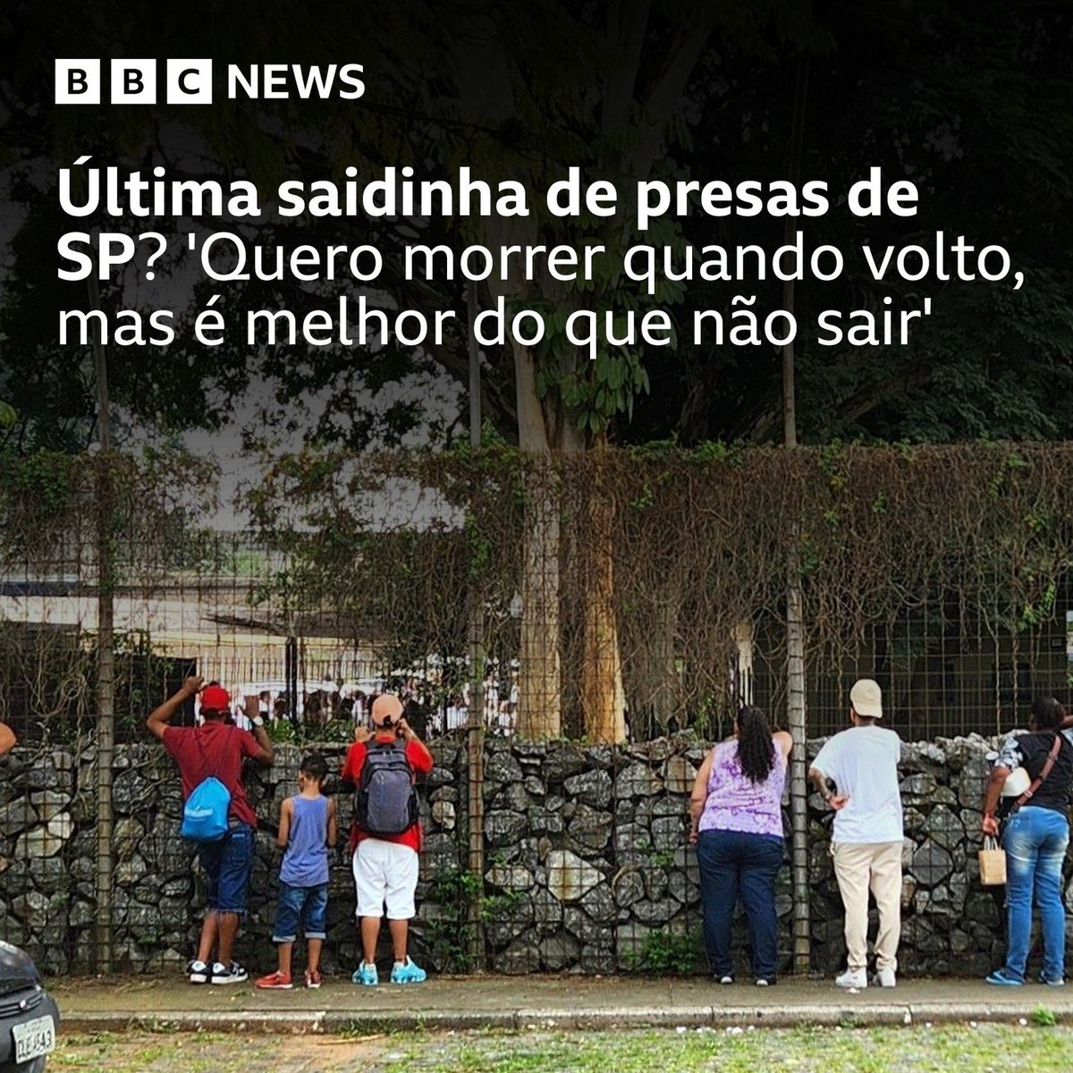 'Sinto vontade de morrer quando volto, mas é melhor do que ficar sem sair' Assim foi a volta de dezenas de detentas a um presídio feminino de São Paulo após aquela que pode ter sido a última saída temporária de presos no Brasil: bbc.in/4aOauu1