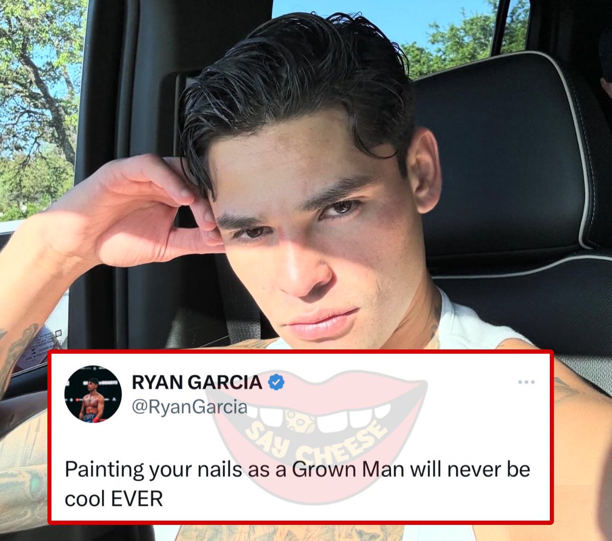 Ryan Garcia speaks on men painting their nails: “Will never be cool EVER”