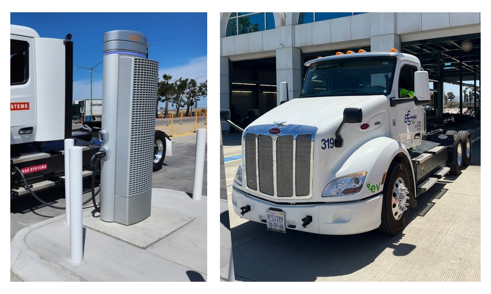 Primer camión de carga totalmente eléctrico cruza la frontera EE.UU. – México. Un hecho histórico para la #electromovilidad en el transporte entre ambos países, consideraron @SDGE y @Bali_Express_Tj 🚚🚛 energiaadebate.com/cruza-frontera…